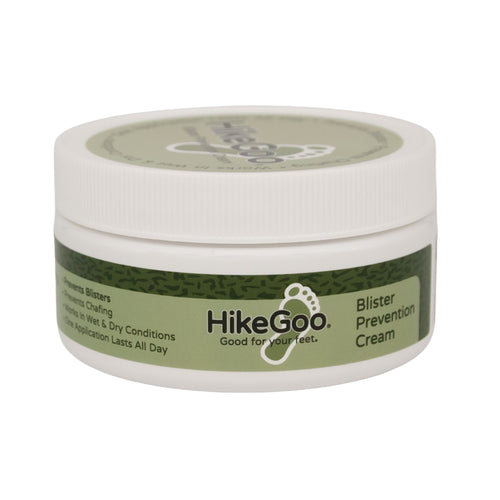 6.6 oz Jar of HikeGoo Blister Prevention Cream on a white background